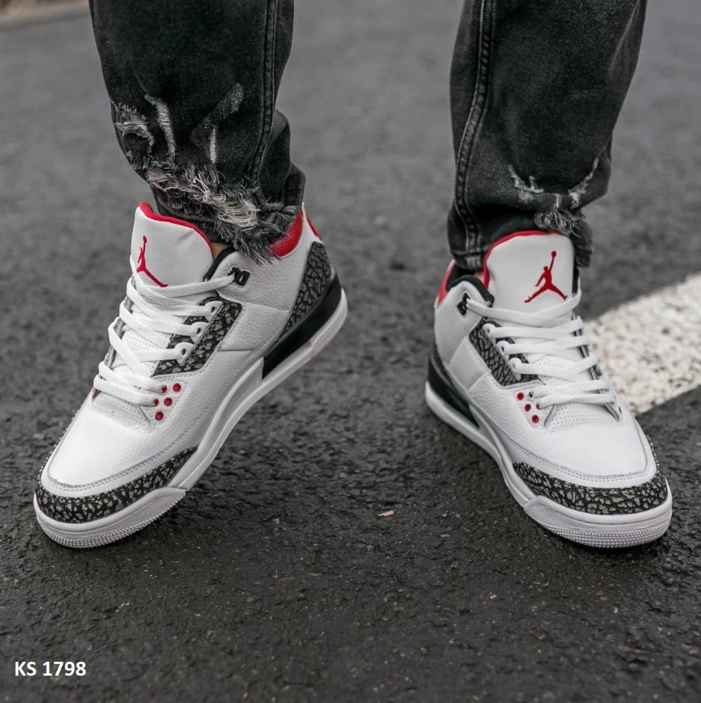 Nike Air Jordan 3 Retro (білі)