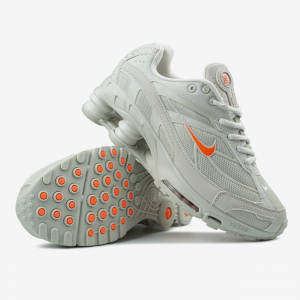 Nike Shox Ride 2 Light Bone and Turf Orange