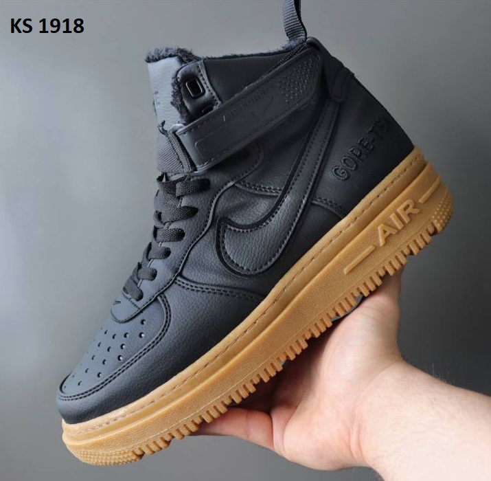 Кросівки Nike Lunar Winter Black Yellow (чорні) ЗИМА