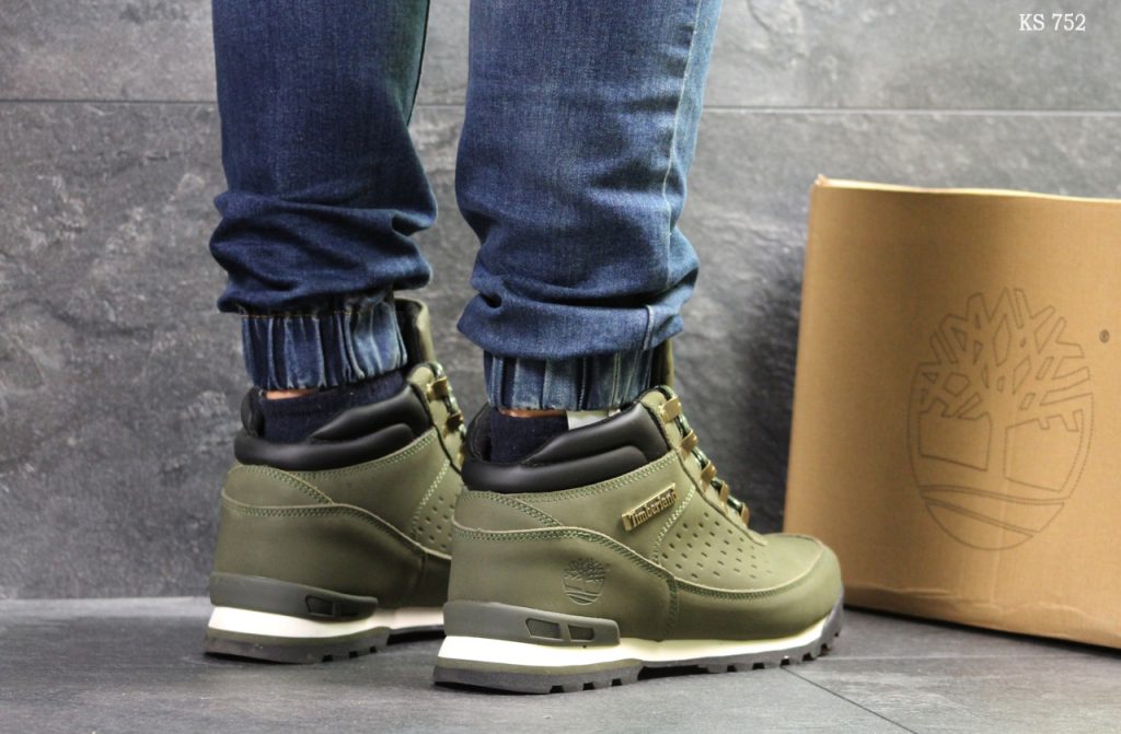 Timberland (зелені) ЗИМА