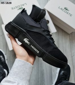 Кросівки Lacostе Black (чорні)