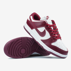 Nike Dunk Low Team Red Bordo White