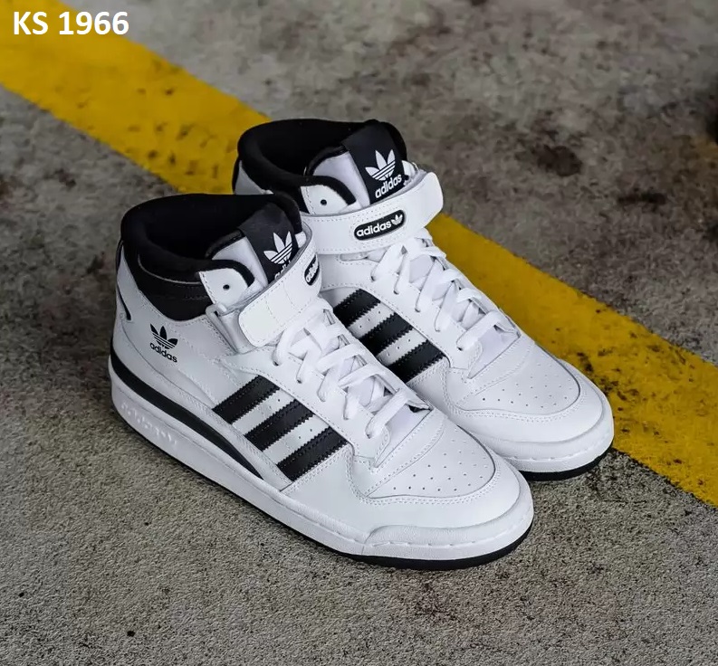 Adidas Forum 84 High (біло/чорні)