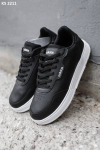 Кросівки Adidas Black White (чорно/білі)