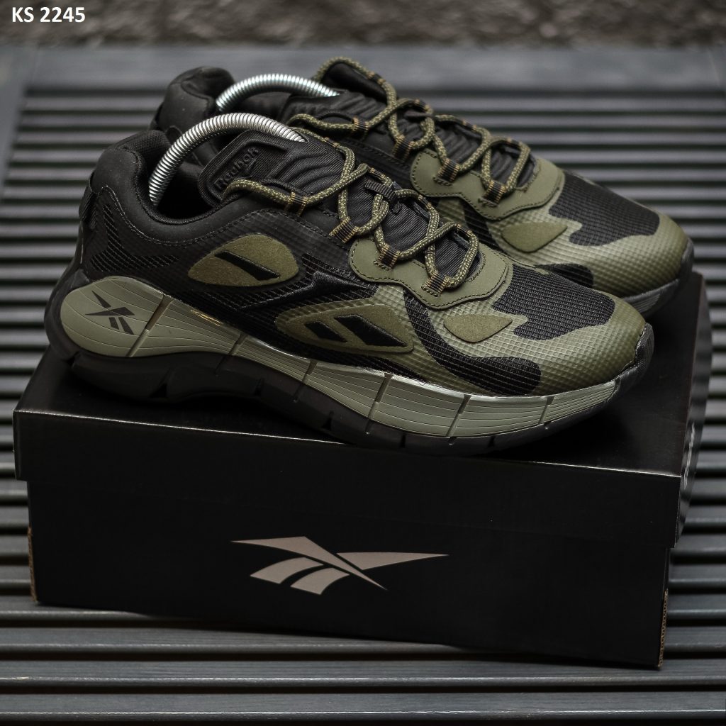Кросівки Reebok Zig Kinetica II Green Black (зелені)