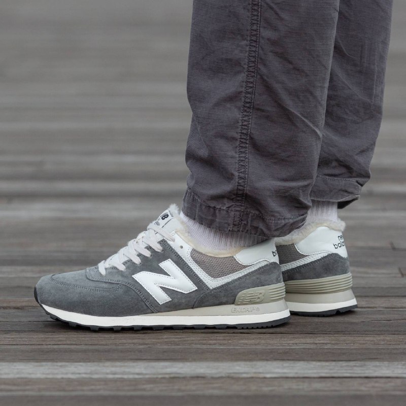 New Balance 574 Winter Suede Grey