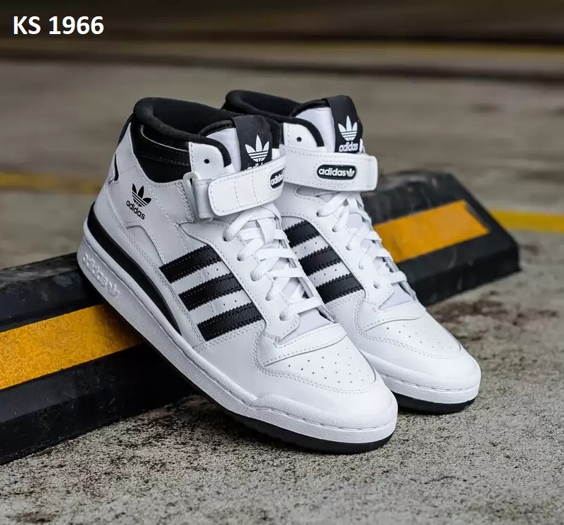 Adidas Forum 84 High (біло/чорні)