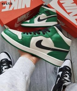 Кросівки Nike Air Jordan 1 Green (зелені)