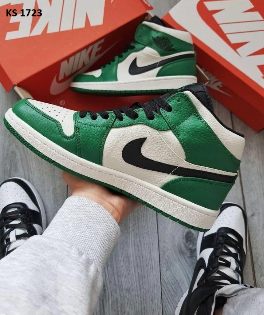 Кросівки Nike Air Jordan 1 Green (зелені)