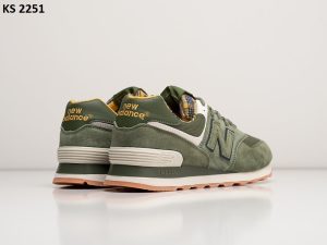Кросівки New Balance 574 Green Yellow (зелено/жовті)