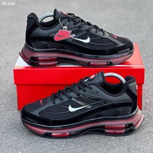 Кросівки Nike Air Black Red (чорно/червоні)