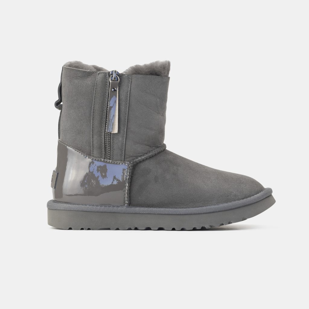 Short ZIP Grey 2 ZIP Lacquer