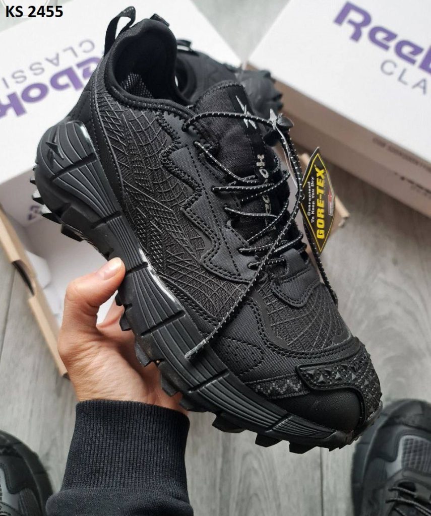 Кросівки Reebok Zig Kinetica II Edge Gore-Tex Black (чорні)