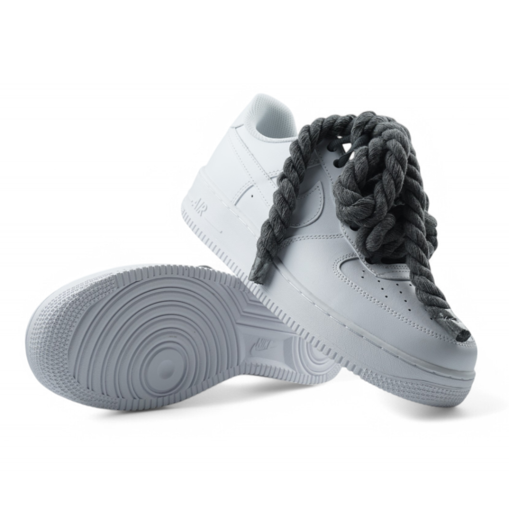 Nike Air Force 1 Rope Laces Grey