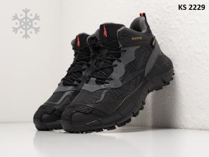 Кросівки Reebok Zig Kinetica II Edge Black Grey ЗИМА (чорно/сірі)