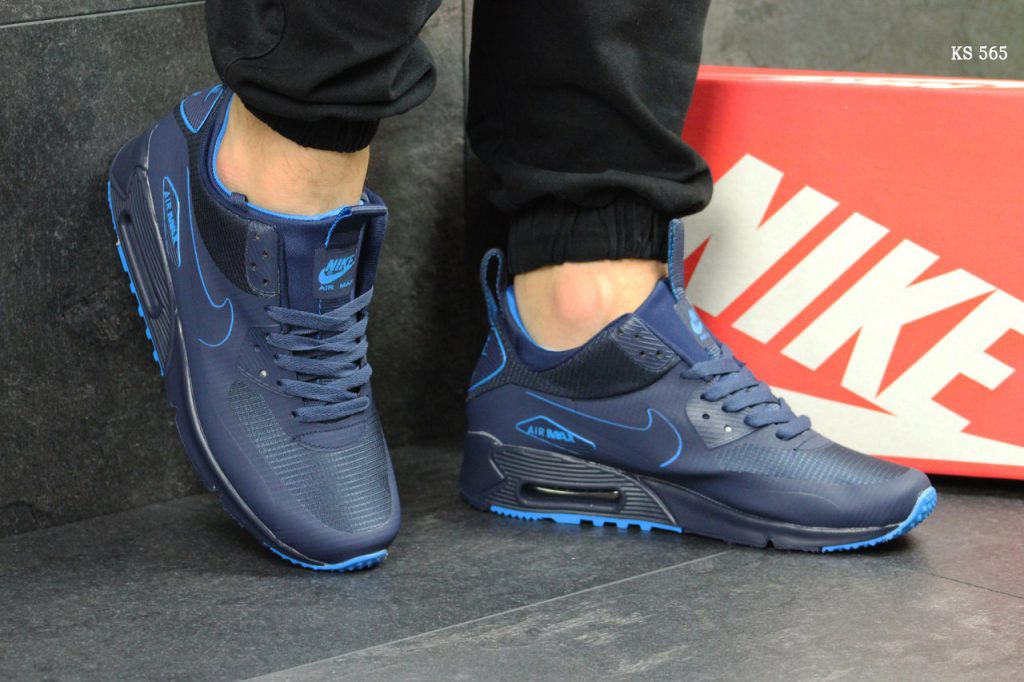 Кросівки Nike Air Max 90 Ultra Mid Blue (сині)