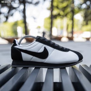 Кросівки Nike Cortez Black Gray (біло/чорні)