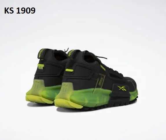 Reebok Zig Kinetica Edge (чорно/зелені)