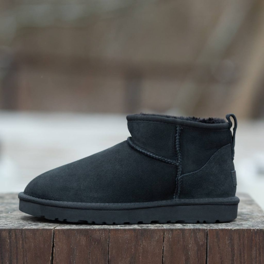 Ugg Ultra Mini Black Suede