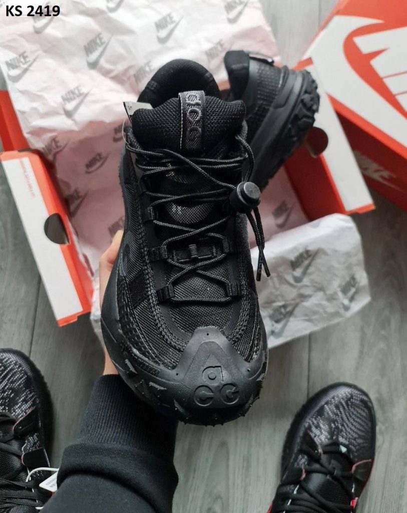 Кросівки Nike ACG Mountain Fly 2 Low Triple Black (чорні)