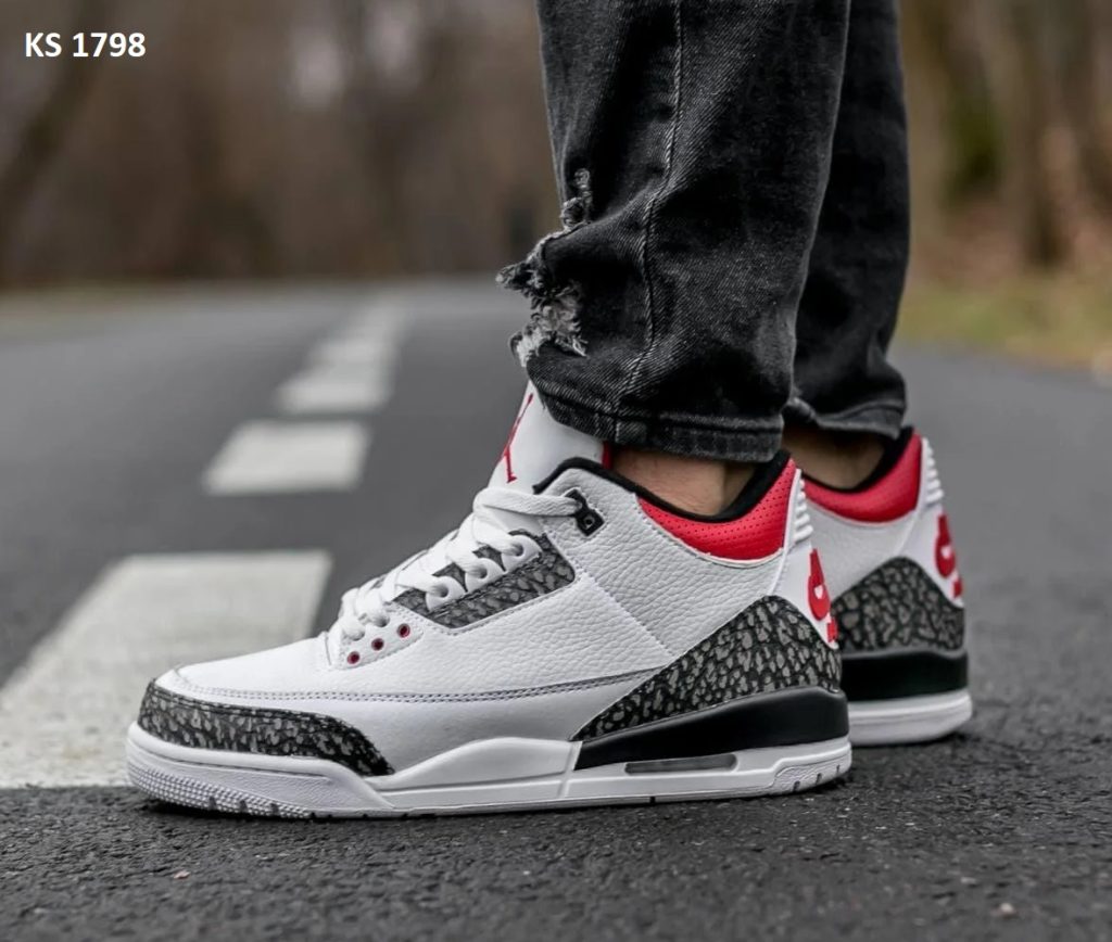Nike Air Jordan 3 Retro (білі)