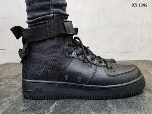 Nike SF Air Force 1 Mid (чорні)