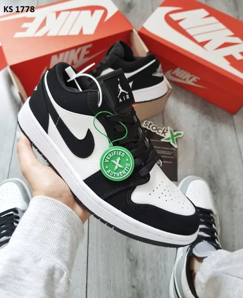 Nike Air Jordan 1 Low (чорно/білі)