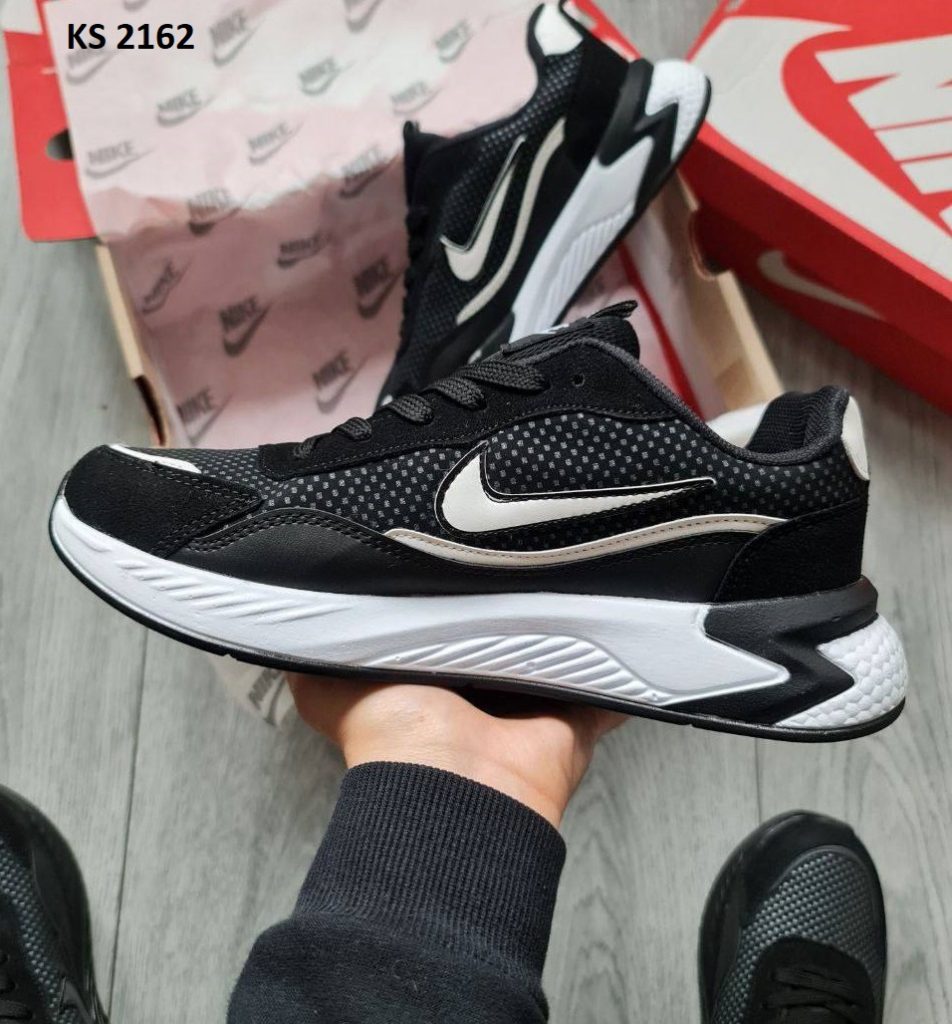 Кросівки Nike Air Black White (чорно/білі)
