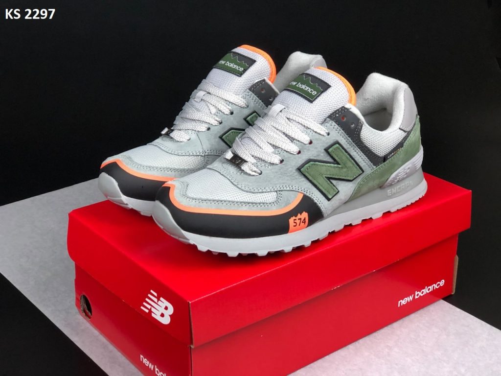 Кросівки New Balance 574 Gray Green (сіро/зелені)