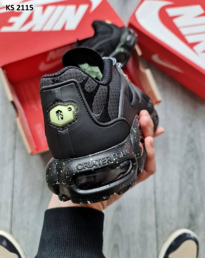 Кросівки Nike Air Max TN Terrascape Plus Black Lime (чорно/зелені)