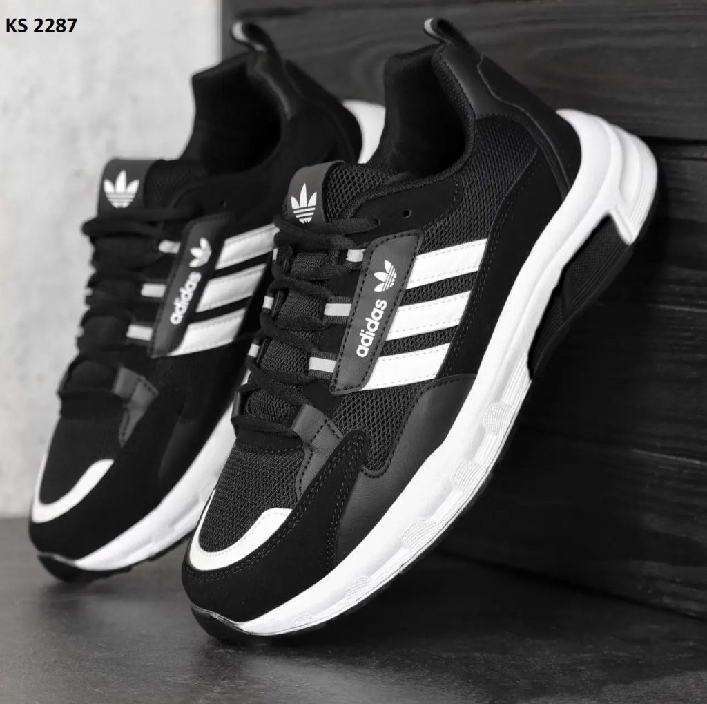 Кросівки Adidas Edition Black White (чорно/білі)