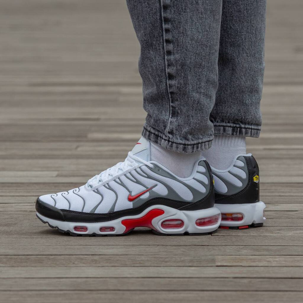 Nike Air Max TN Plus White Grey Red