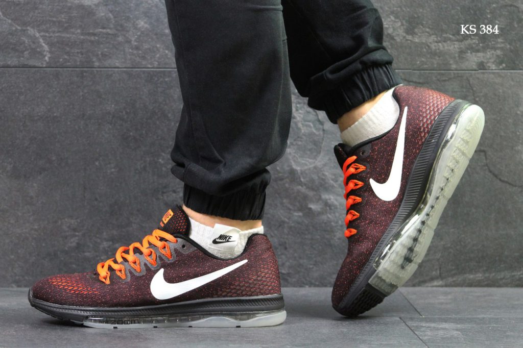 Nike Zoom All Out (бордово/помаранчеві)