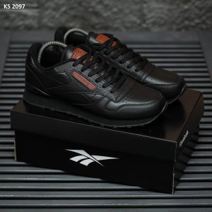 Reebok Classic (чорно/коричневі)