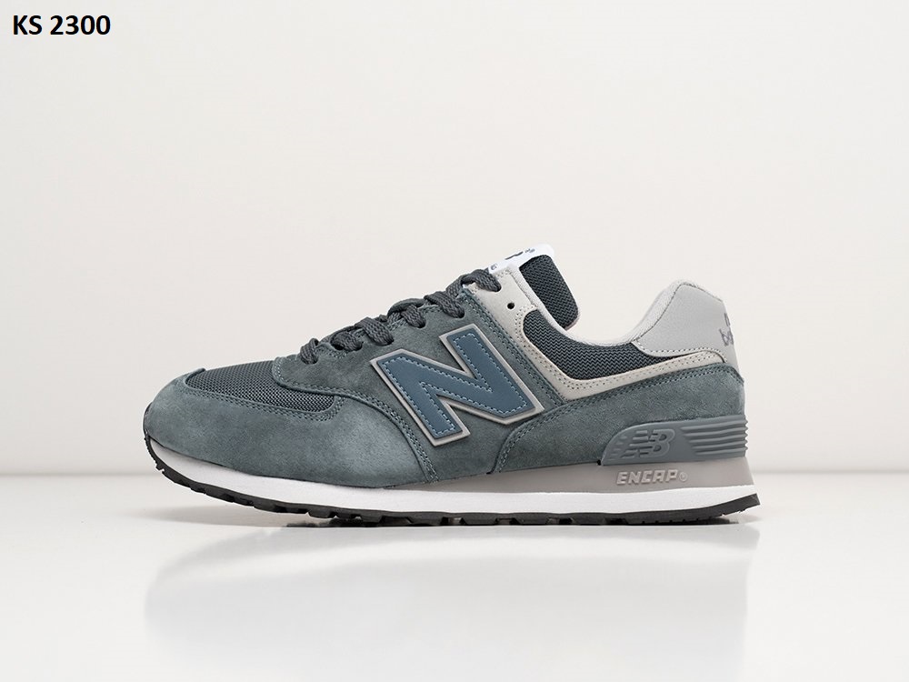 Кросівки New Balance 574 Gray Blue (сірі/голубі)