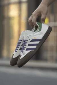 Adidas Samba Off White Core Purple Green Brown