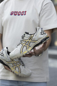 Asics Gel-Kahana Beige Gold Black