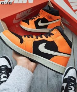 Nike Air Jordan 1 (оранжеві),