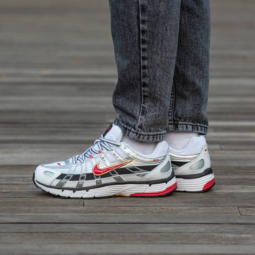 Nike P-6000 White Red