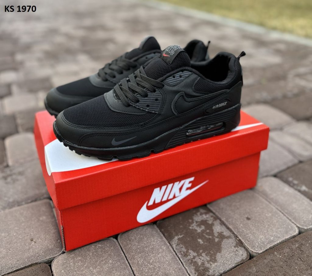 Кросівки Nike Air Max 90 Black Cheap (чорні)