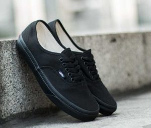 Кеди Vans Authentic Black Mono (чорні)