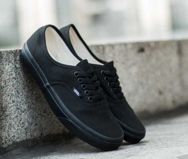 Кеди Vans Authentic Black Mono (чорні)