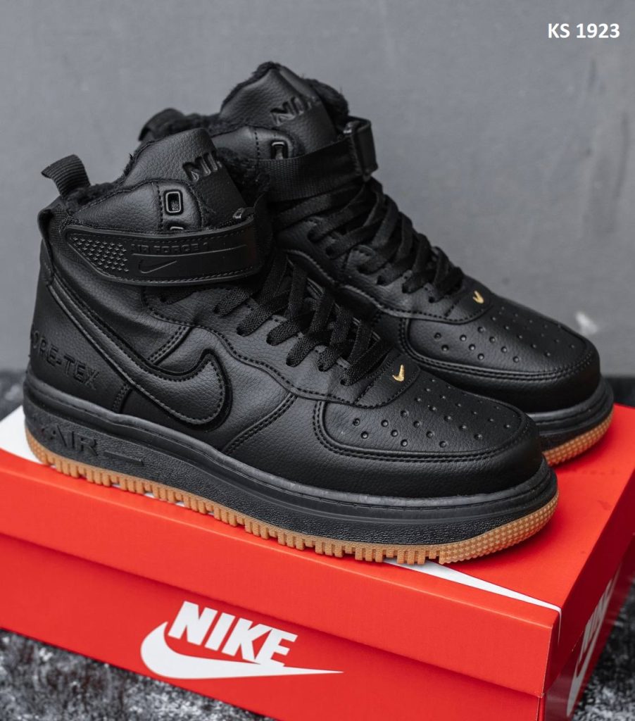 Nike Lunar Winter (чорно/рижі) ЗИМА