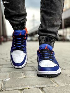 Nike Air Jordan 1 Low (жовто/сині)