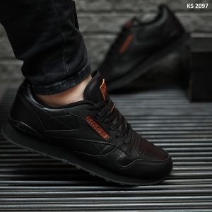 Reebok Classic (чорно/коричневі)