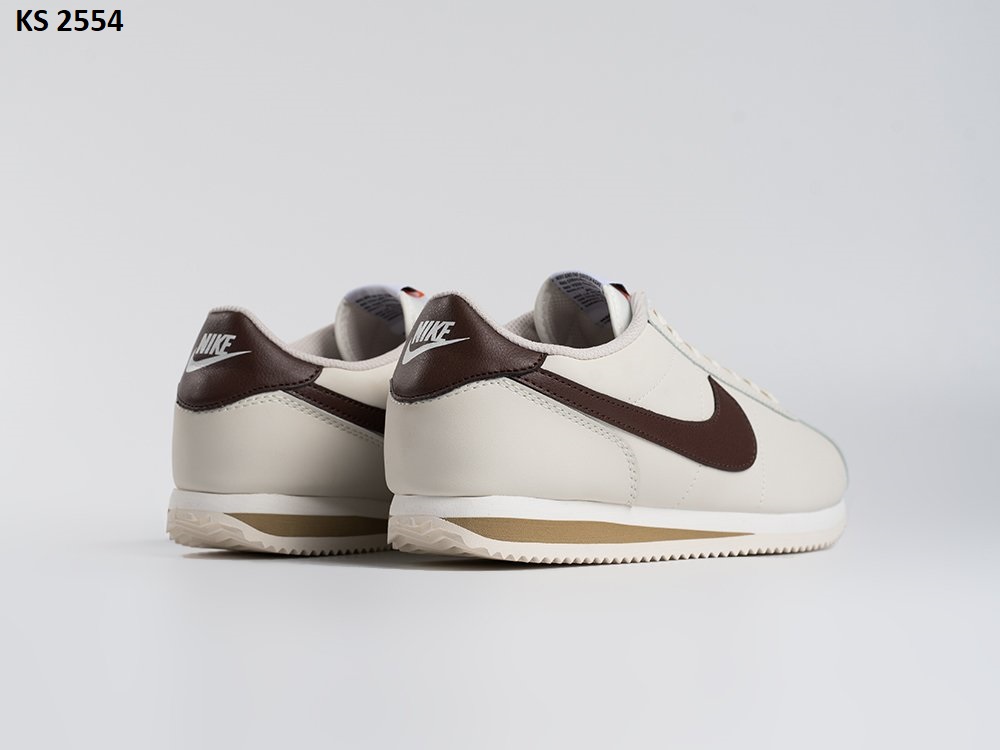 Nike Cortez White Brown (біло/коричневі)