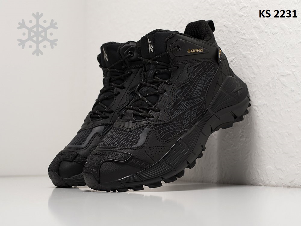 Кросівки Reebok Zig Kinetica II Edge Black Gray 7 ЗИМА (чорні)