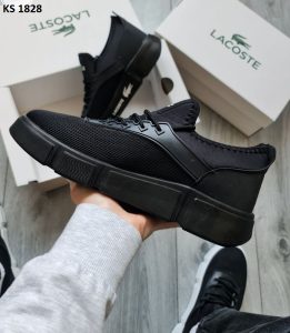 Кросівки Lacostе Black (чорні)