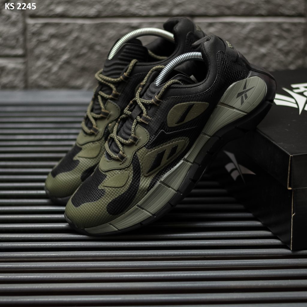 Кросівки Reebok Zig Kinetica II Green Black (зелені)