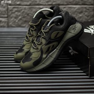 Кросівки Reebok Zig Kinetica II Green Black (зелені)